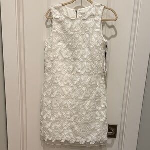Calvin Klein Floral embroidered organza fabric Sleeveless Mini Dress Size 6